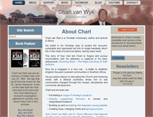 Tablet Screenshot of charlvanwyk.info